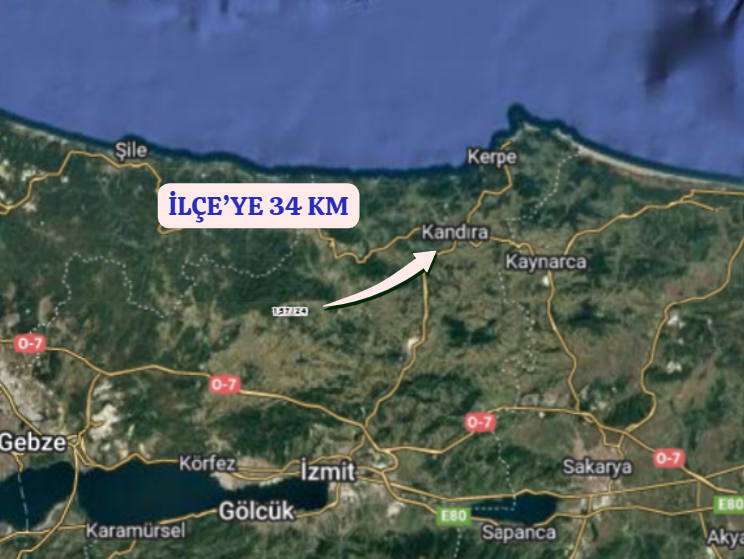    KOCAELİ KANDIRA ÇAKMAKLAR  KÖYÜNDE 206 M²  TARLA SATILIKTIR - KOCAELİ KANDIRA fotoğraf 7
