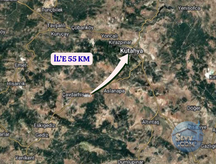 KÜTAHYA ÇAVDARHİSAR GÖKAĞAÇ  KÖYÜNDE  1.576 M²  TARLA SATILIKTIR - KÜTAHYA ÇAVDARHİSAR fotoğraf 6
