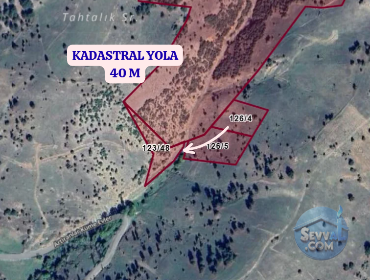 KÜTAHYA TAVŞANLI ARTIRANLAR  KÖYÜNDE  2.680 M²  TARLA  SATILIKTIR - KÜTAHYA TAVŞANLI fotoğraf 3