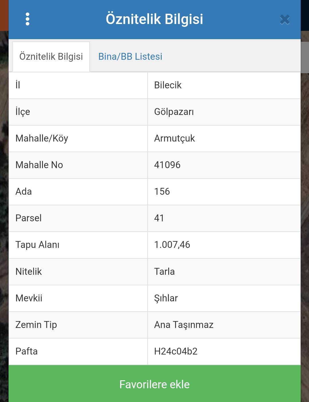  BİLECİK GÖLPAZARI ARMUTÇUK KÖYÜ 1.0072M² TARLAMIZ SATILIK - BİLECİK GÖLPAZARI fotoğraf 2