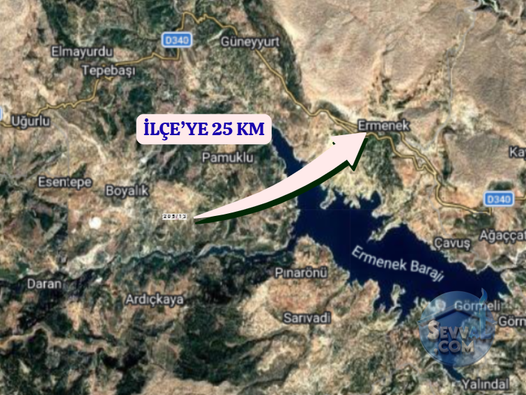KARAMAN ERMENEK YERBAĞ  KÖYÜNDE  343 M²  BAHÇE  SATILIKTIR - KARAMAN ERMENEK fotoğraf 5