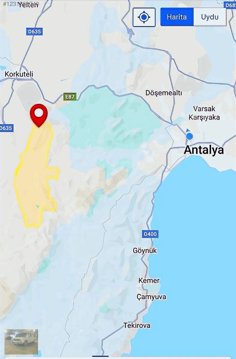 acil satilik!Yazıra datköye komşu imecikte;669m tek tapu yerimiz - ANTALYA KORKUTELİ fotoğraf 22