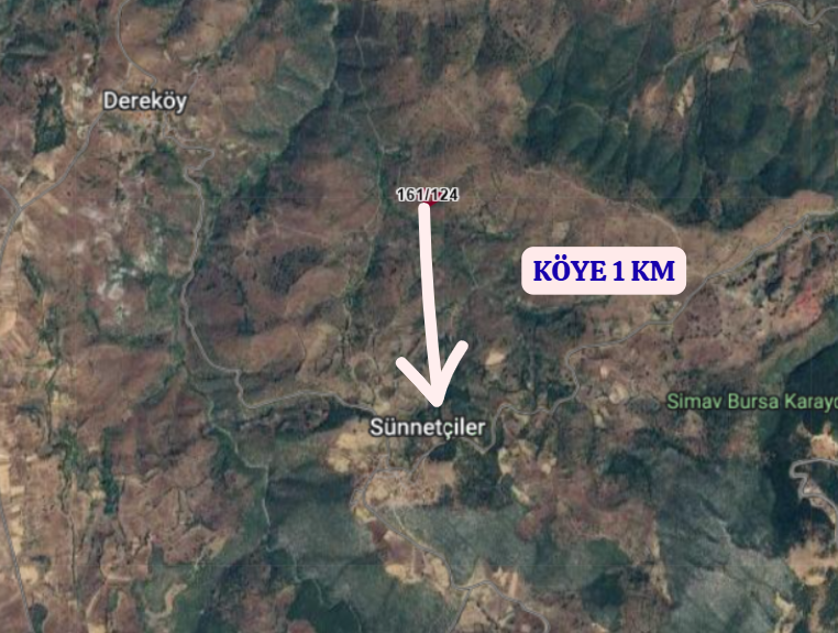 KÜTAHYA SİMAV SÜNNETÇİLER  KÖYÜNDE 4.551 M² TARLA SATILIKTIR - KÜTAHYA SİMAV fotoğraf 4