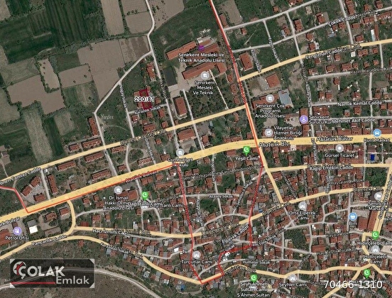 ISPARTA SENİRKENT İLÇESİNDE İMARLI KONUT ARSASI - ISPARTA SENİRKENT fotoğraf 2