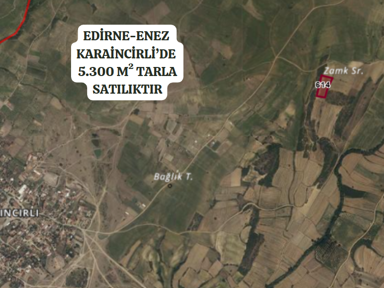 EDİRNE HAVSA NAİPYUSUF 12.600 M²  TARLA  SATILIKTIR. - EDİRNE HAVSA fotoğraf 2