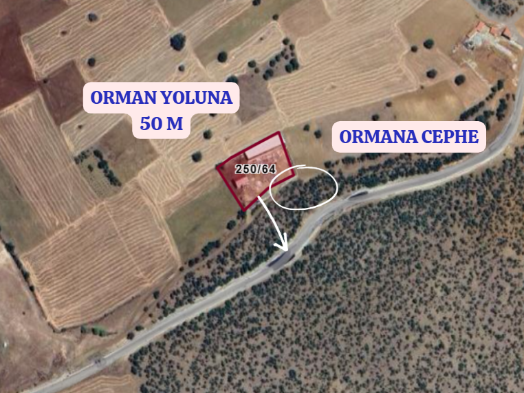 KONYA GÜNEYSINIR AĞRAS  KÖYÜNDE 3.462 M²  ÇİFTLİK  SATILIKTIR - KONYA GÜNEYSINIR fotoğraf 3