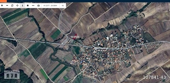 UZUNKÖPRÜ SİPAHİ KÖYÜNDE 851 M2 TEK TAPU %60 İMARLI ARSA - EDİRNE UZUNKÖPRÜ fotoğraf 3