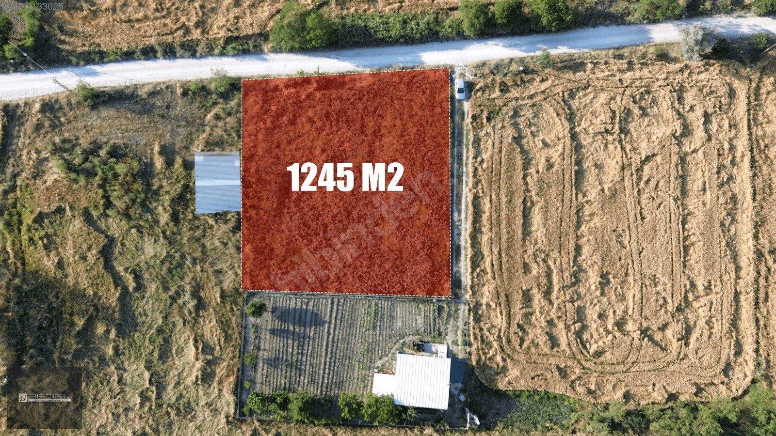 SATILIK BUCAK SUSUZ KÖYÜNDE 1245 M2 TARLA - BURDUR BUCAK fotoğraf 2