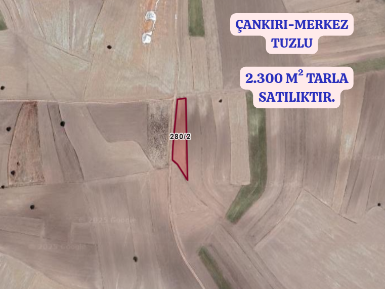 ÇANKIRI MERKEZ TUZLU   KÖYÜNDE 2.300  M² TARLA  SATILIKTIR - ÇANKIRI MERKEZ fotoğraf 2