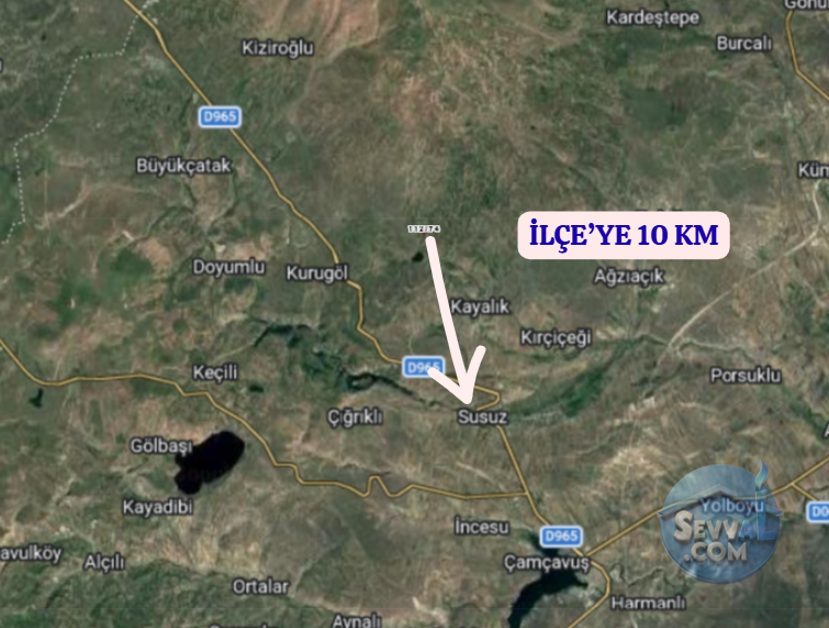 KARS SUSUZ KAYALIK  KÖYÜNDE  2.092 M²  TARLA  SATILIKTIR - KARS SUSUZ fotoğraf 5
