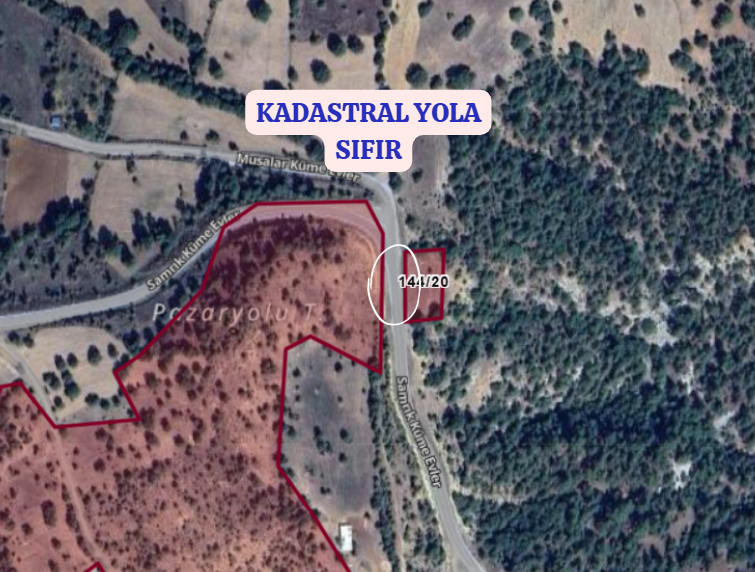 KÜTAHYA EMET MUSALAR   KÖYÜNDE  1.319   M²  TARLA  SATILIKTIR - KÜTAHYA EMET fotoğraf 3
