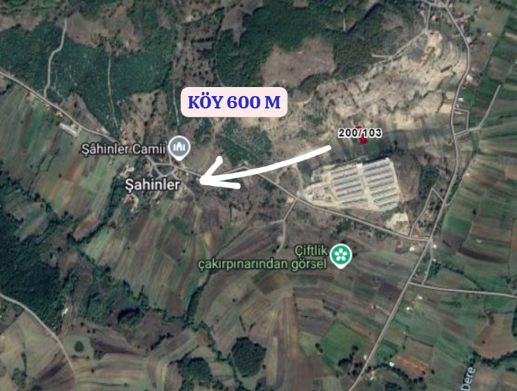 KOCAELİ İZMİT ŞAHİNLER  KÖYÜNDE 808 M²  TARLA  SATILIKTIR - KOCAELİ İZMİT fotoğraf 5