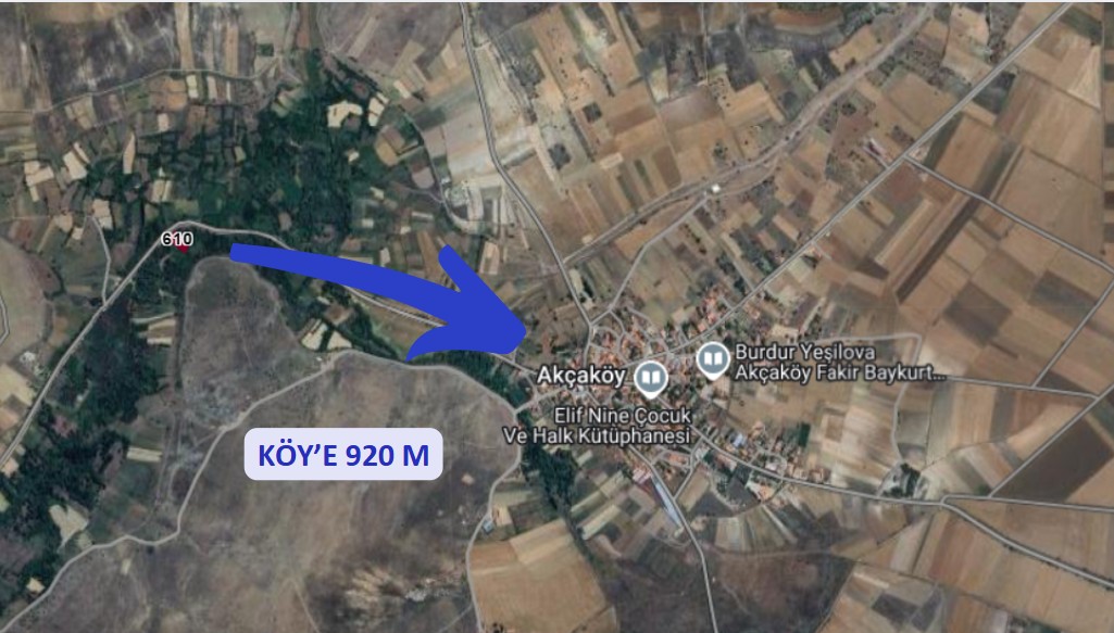 BURDUR YEŞİLOVA AKÇAKÖY'DE 194M² TARLAMIZ SATILIKTIR. - BURDUR YEŞİLOVA fotoğraf 5