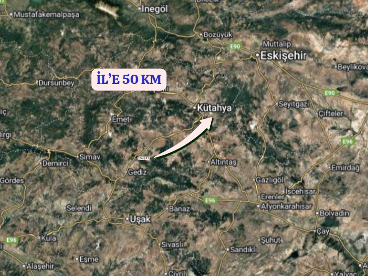 KÜTAHYA GEDİZ YENİGÜNEY   KÖYÜNDE 100  M² TARLA  SATILIKTIR - KÜTAHYA GEDİZ fotoğraf 6