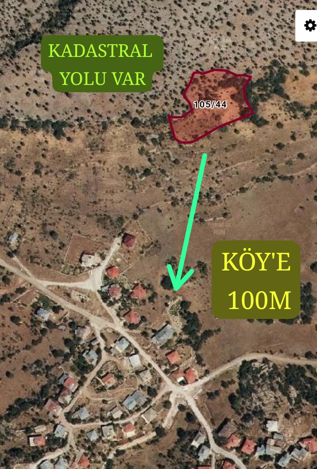 KONYA BOZKIR TEPEARASI KÖYÜNDE 5.176M² BAĞIMIZ SATILIKTIR. - KONYA BOZKIR fotoğraf 2