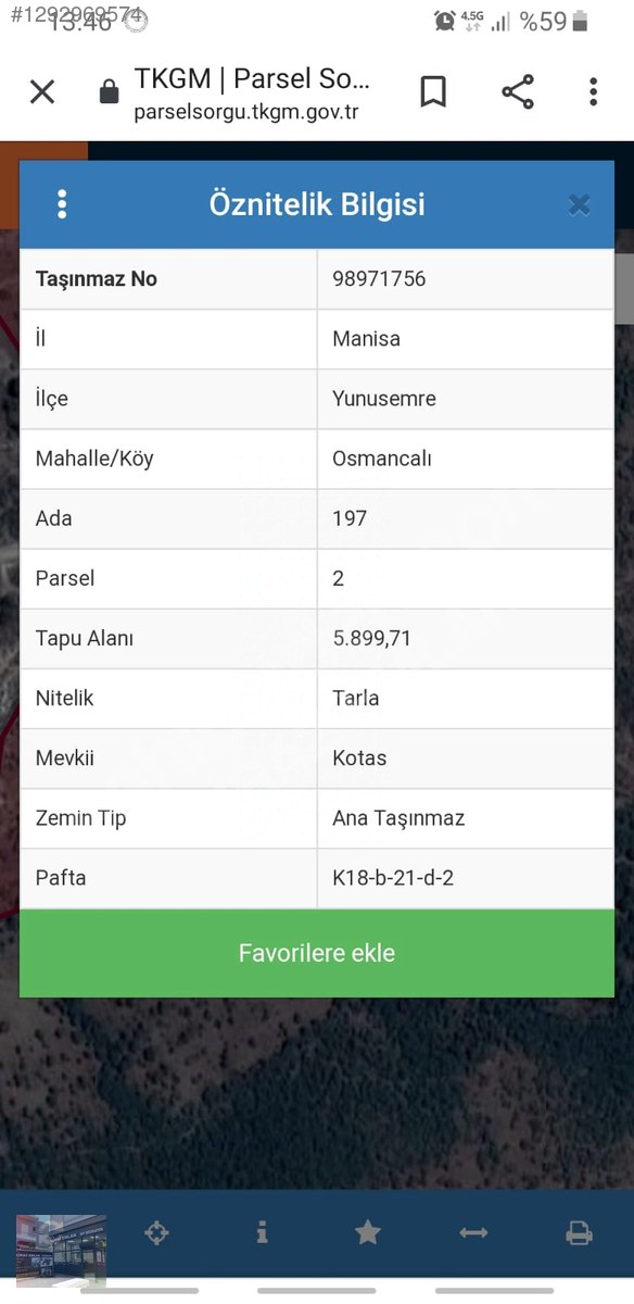 OSMANCALI KÖYÜNDE ULAŞIMI KOLAY SATILIK TARLA - MANİSA YUNUSEMRE fotoğraf 7