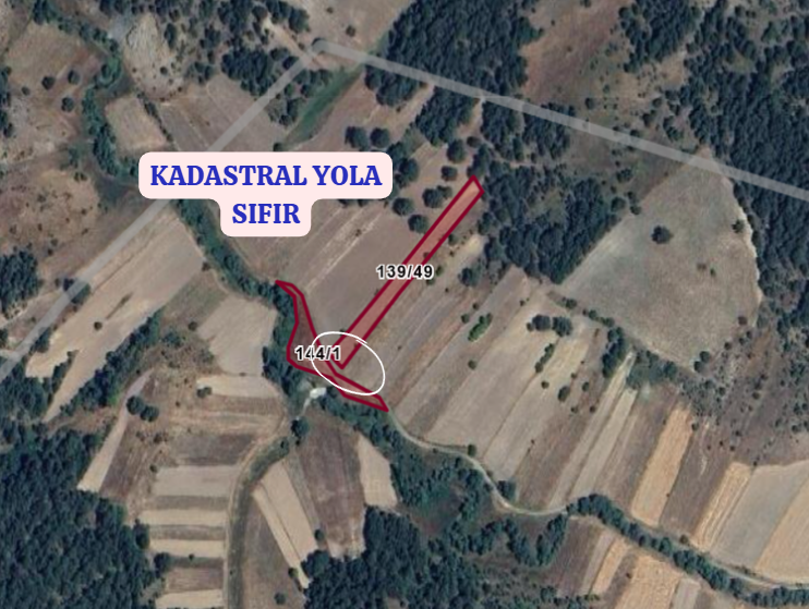 KÜTAHYA MERKEZ İSHAKÇILAR KÖYÜNDE 2.010  M² TARLA  SATILIKTIR - KÜTAHYA MERKEZ fotoğraf 3