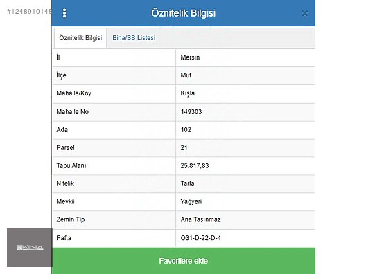 MUT-MERSİN KARAYOLUNA 250M MESAFE KIŞLA MAHALLESİ SATILIK TARLA - MERSİN MUT fotoğraf 2