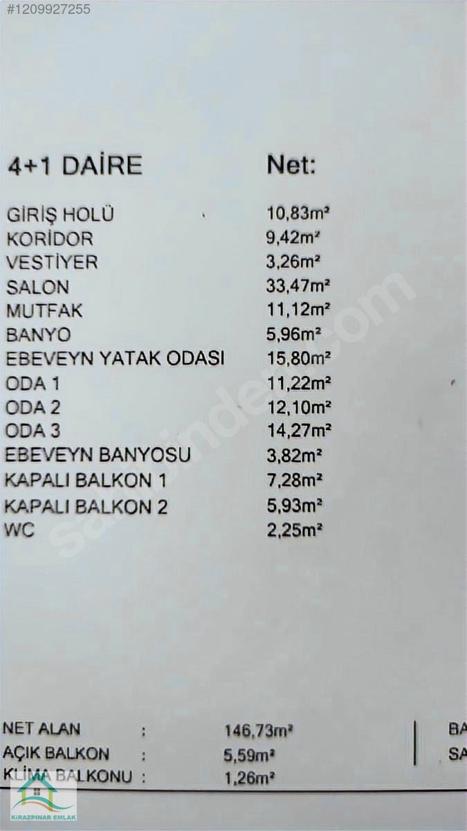 GEBZE EMLAK KONUTLARI 3.ETAP F TİPİ 4+1 - KOCAELİ GEBZE fotoğraf 10