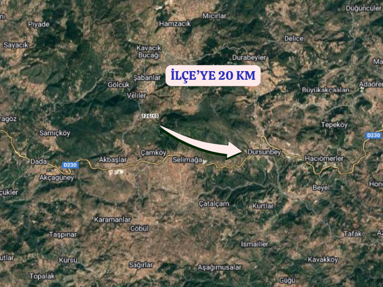 BALIKESİR DURSUNBEY HACIAHMETPINARI  KÖYÜNDE 797 M² TARLA SATILIKTIR - BALIKESİR DURSUNBEY fotoğraf 5