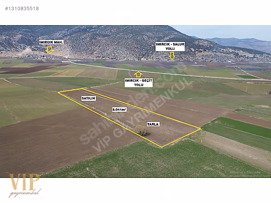 VİP GAYRİMENKUL'den BÖLGENİN EN SULAK YERİNDE 8.041m² TARLA - ANTALYA ELMALI fotoğraf 13