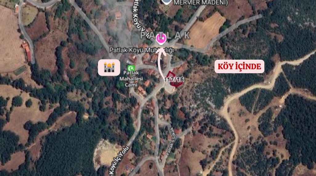 BALIKESİR BALYA PATLAK KÖYÜ’NDE 384 M² ARSA SATILIKTIR - BALIKESİR BALYA fotoğraf 4