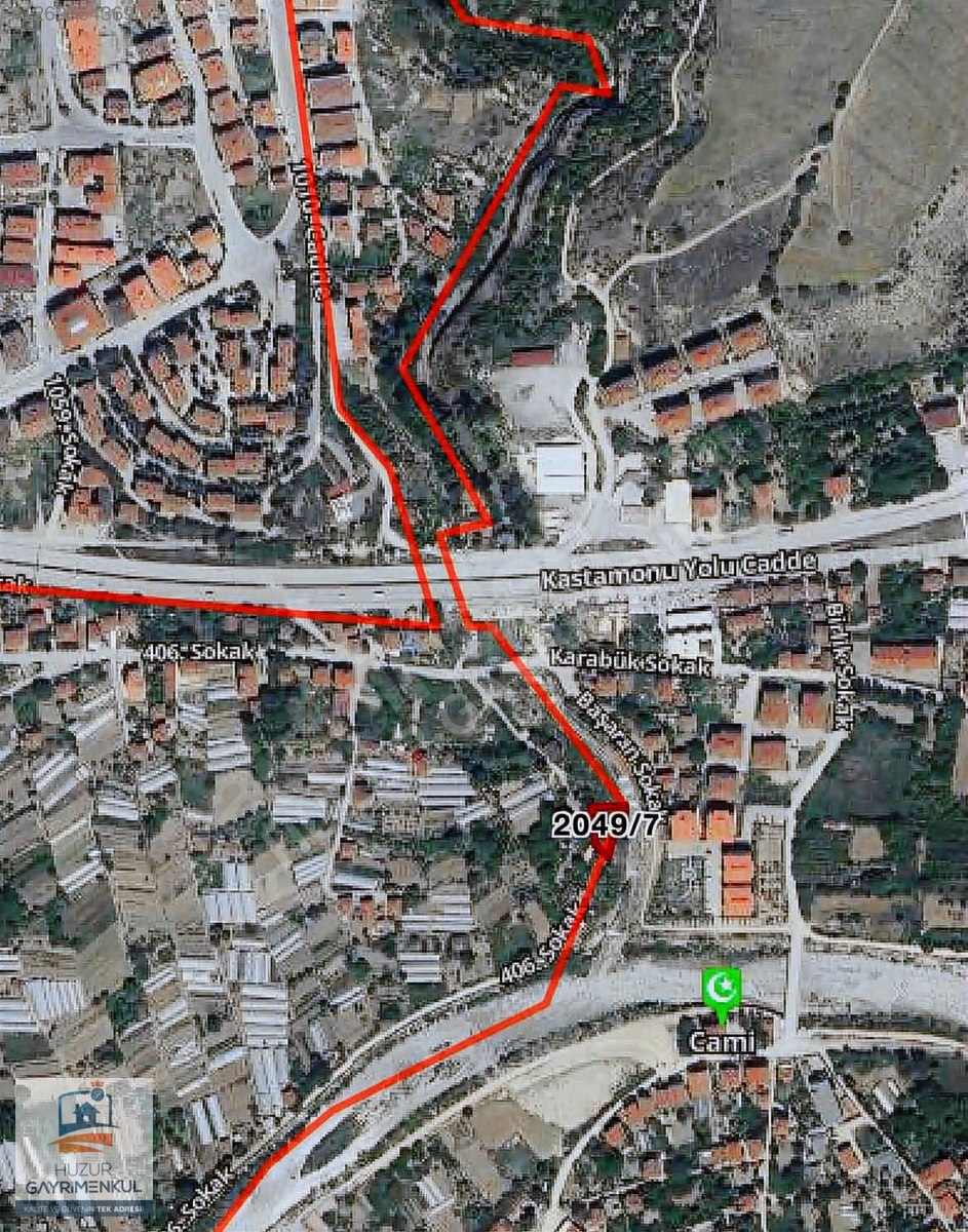 KILAVUZLAR MAH. 606m2 SATILIK BAHÇE 1DÖNÜM KULLANIMI MEVCUT - KARABÜK MERKEZ fotoğraf 9