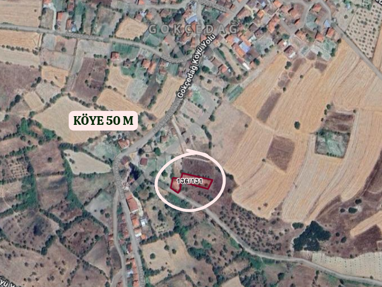 BALIKESİR DURSUNBEY GÖKÇEDAĞ KÖYÜNDE 1.018   M²  ARSA  SATILIKTIR - BALIKESİR DURSUNBEY fotoğraf 5