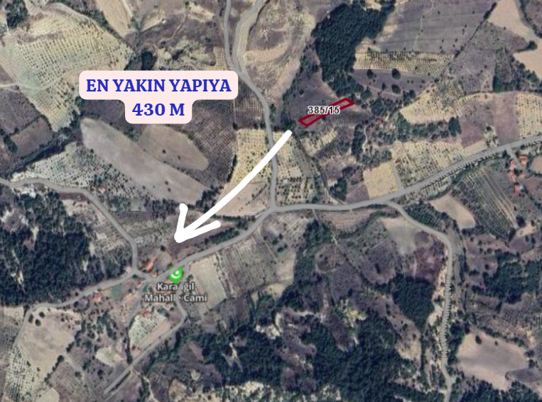 KÜTAHYA ŞAPHANE KARAAĞIL  KÖYÜNDE 1.557 M² KİRAZ BAHÇESİ  SATILIKTIR - KÜTAHYA ŞAPHANE fotoğraf 4