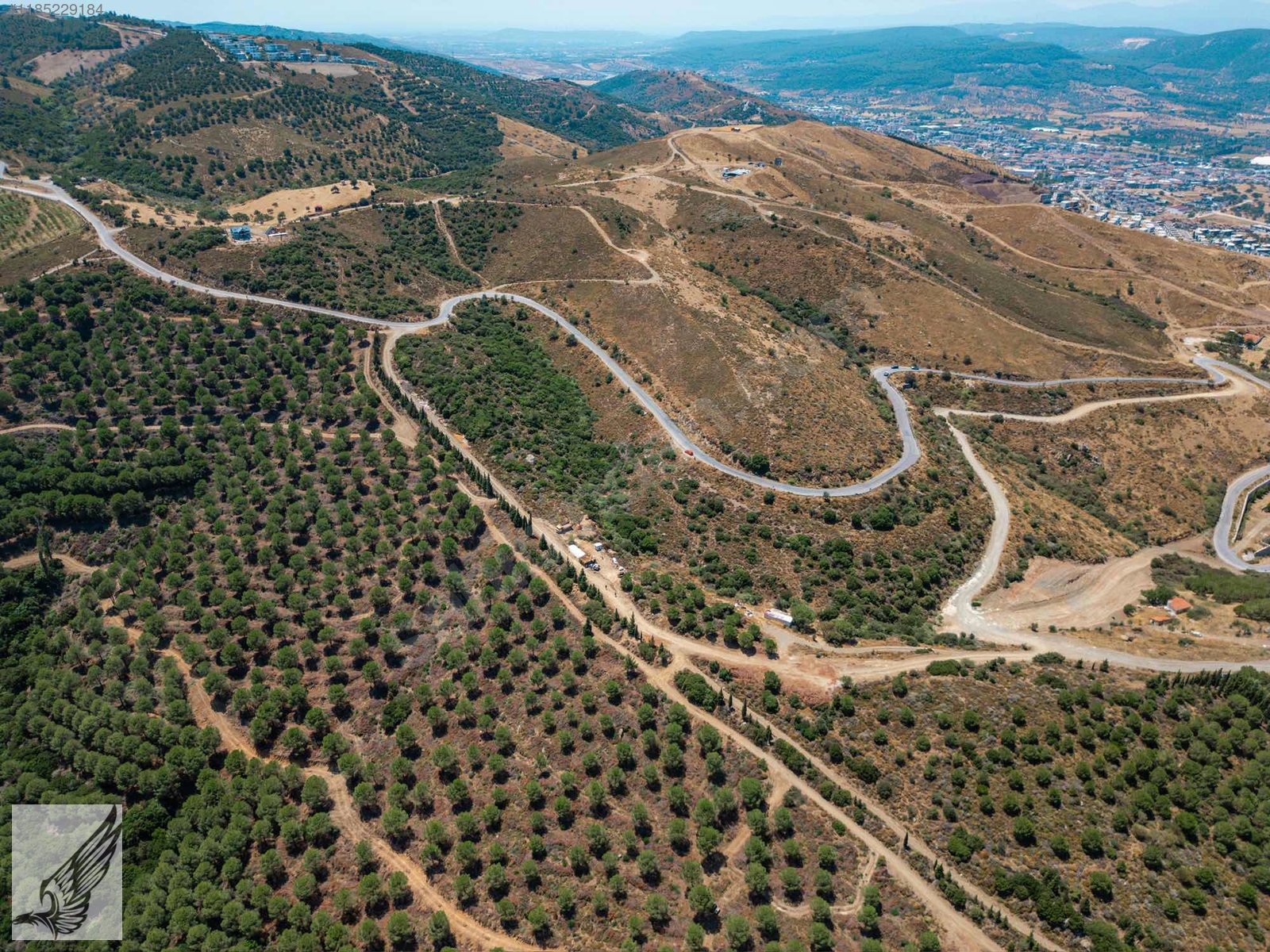 GÜZELBAHÇEDE PANORAMİK MANZARALI 31 DÖNÜM ARAZİ - İZMİR GÜZELBAHÇE fotoğraf 3