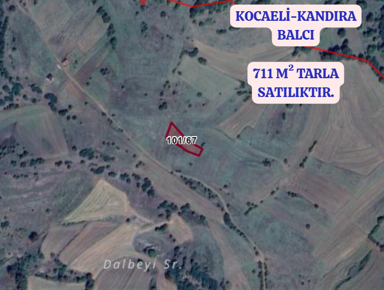 KOCAELİ KANDIRA BALCI  KÖYÜNDE 711 M²  TARLA  SATILIKTIR - KOCAELİ KANDIRA fotoğraf 2