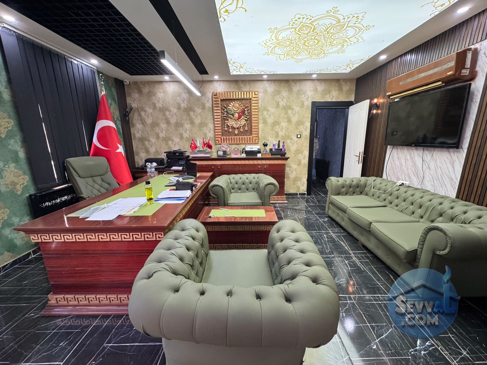 AKİF ERSOY CADDESİ. YÜKSEK GİRİŞ KAT 2+1 ODALI 140 m2  BALKONLU  - ŞANLIURFA HALİLİYE fotoğraf 4