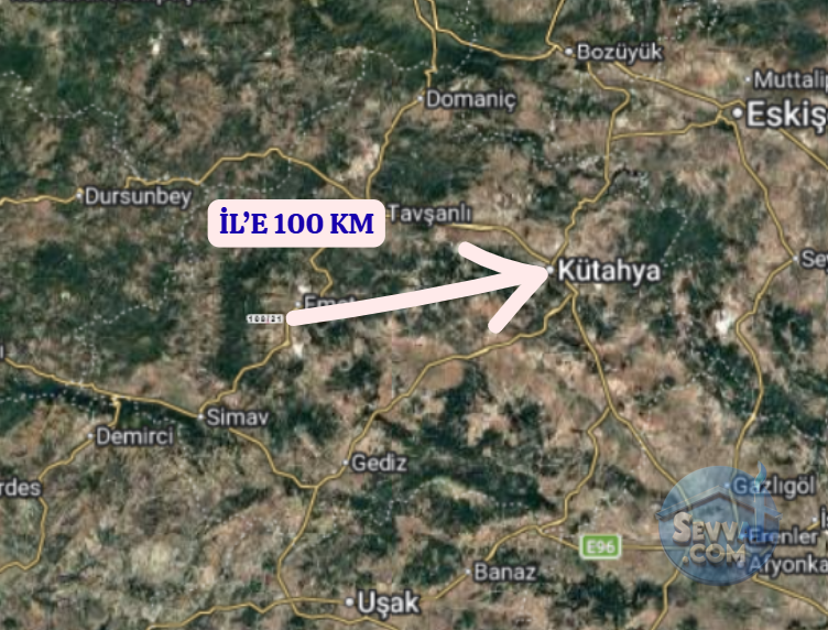 KÜTAHYA EMET YENİCE ÇİMENLİK  KÖYÜNDE  3.349  M²   TARLA  SATILIKTIR - KÜTAHYA EMET fotoğraf 12