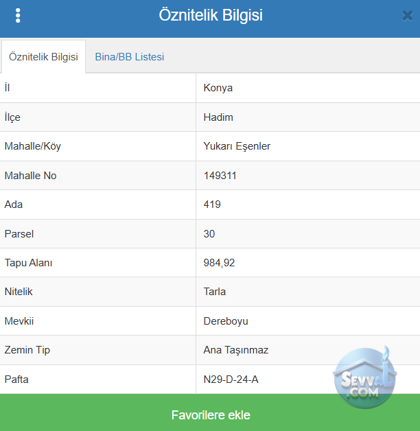 KONYA HADİM YUKARIEŞENLER  KÖYÜNDE  3.978,1.256 VE 984 M² TOPLAM 3 TARLA  SATILI - KONYA HADİM fotoğraf 15