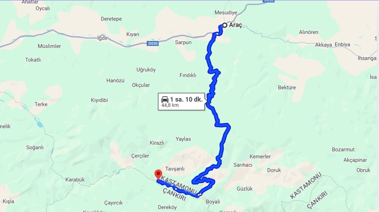 KASTAMONU ARAÇ TAVŞANLI KÖYÜNDE 433M² HİSSELİ TARLAMIZ SATILIK. - KASTAMONU ARAÇ fotoğraf 8
