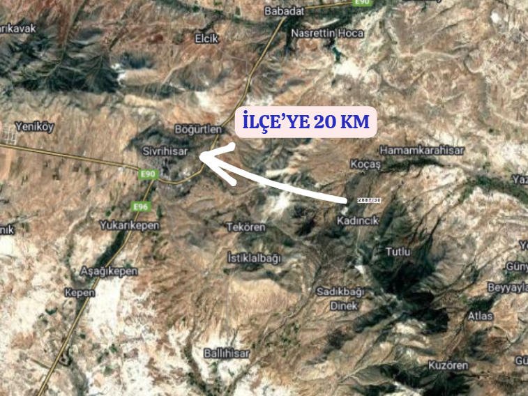ESKİŞEHİR SİVRİHİSAR KADINCIK  KÖYÜNDE 8.413 M²  TARLA  SATILIKTIR - ESKİŞEHİR SİVRİHİSAR fotoğraf 5