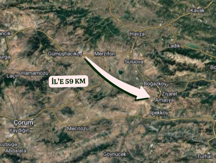 AMASYA GÜMÜŞHACIKÖYÜ KARACAÖREN  KÖYÜNDE 9.300  M²  TARLA  SATILIKTIR - AMASYA GÜMÜŞHACIKÖY fotoğraf 6