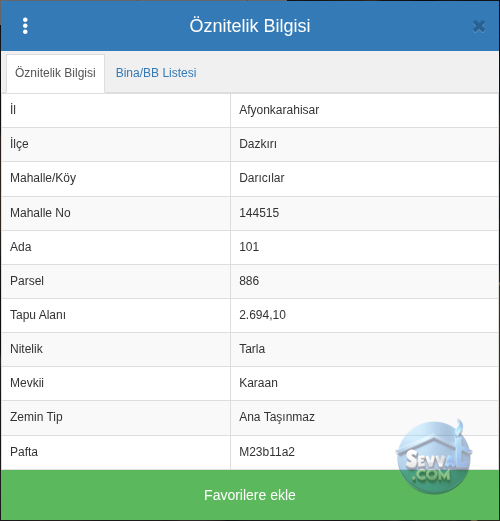 AFYONKARAHİSAR DAZKIRI DARICILAR 2.694 m² SATILIK ARSA - AFYONKARAHİSAR DAZKIRI fotoğraf 3