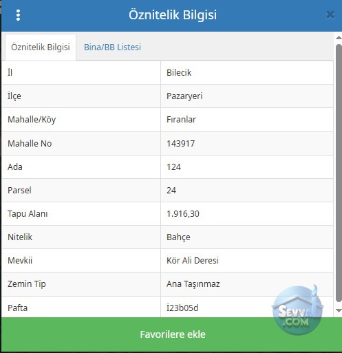 BİLECİK PAZARYERİ FIRANLAR KÖYÜN DE 1.916 M² BAHÇEMİZ SATILIKTIR - BİLECİK PAZARYERİ fotoğraf 2