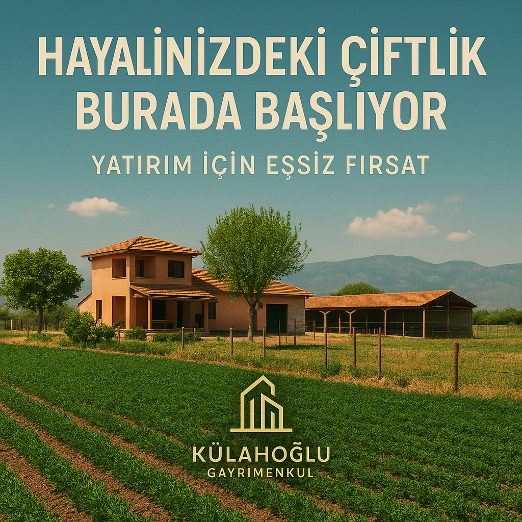 KÜLAHOĞLU GAYRİMENKUL'DEN DENİZLİ SARAYKÖY ADA MAH. SATILIK 51.550 M2 ÇİFTLİK  - DENİZLİ SARAYKÖY fotoğraf 2