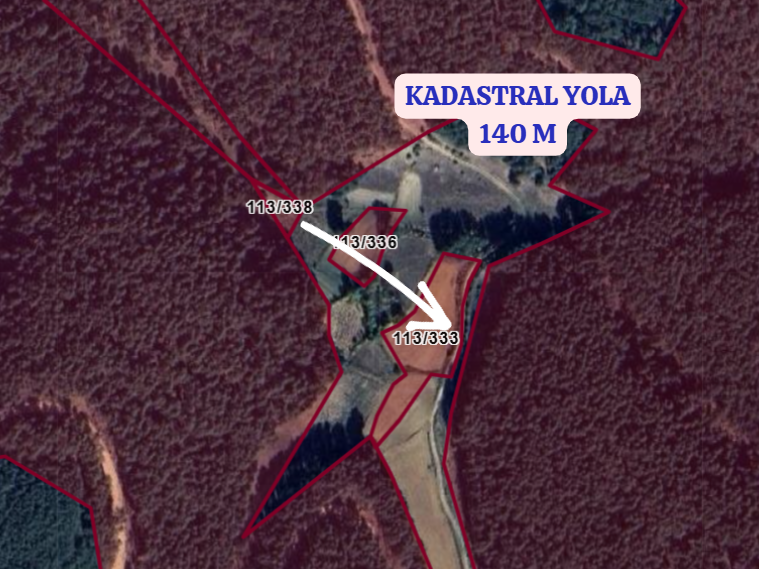 KÜTAHYA EMET KONUŞ   KÖYÜNDE  568   M²  TARLA  SATILIKTIR - KÜTAHYA EMET fotoğraf 3