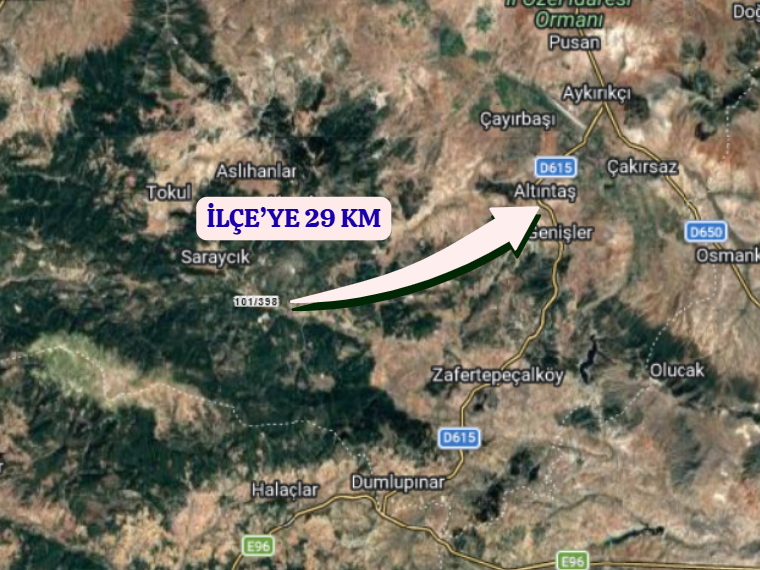 KÜTAHYA ALTINTAŞ SARAYCIK  KÖYÜNDE 1.769 M² TARLA SATILIKTIR - KÜTAHYA ALTINTAŞ fotoğraf 5