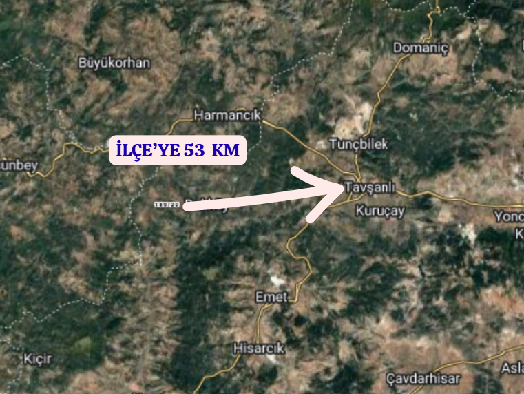 KÜTAHYA TAVŞANLI AYDINLAR  KÖYÜNDE 8.796 M²  TARLA SATILIKTIR - KÜTAHYA TAVŞANLI fotoğraf 5