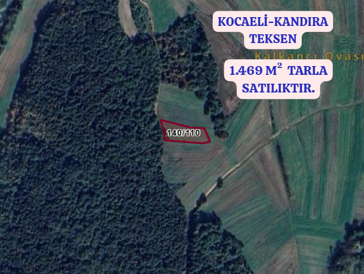 KOCAELİ KANDIRA TEKSEN  KÖYÜNDE 1.469  M² TARLA  SATILIKTIR - KOCAELİ KANDIRA fotoğraf 2