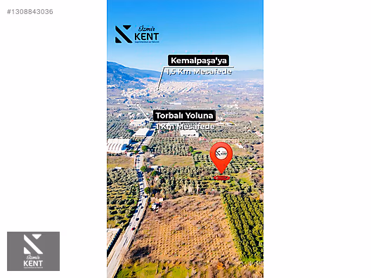 Kemalpaşa M.Akif Ersoy Satılık 7.250 m2 Bahçe Tek Tapu - İZMİR KEMALPAŞA fotoğraf 27