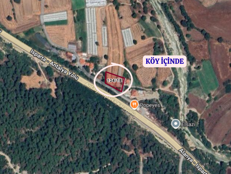 BURDUR BUCAK ELSAZI   KÖYÜNDE  1.430  M²  TARLA  SATILIKTIR - BURDUR BUCAK fotoğraf 4