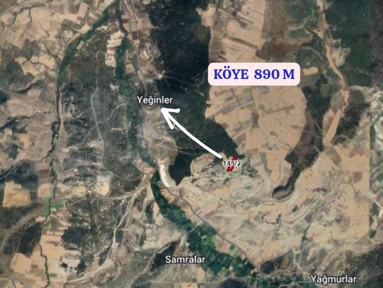    KÜTAHYA GEDİZ YEĞİNLER  KÖYÜNDE 5.332  M² TARLA  SATILIKTIR - KÜTAHYA GEDİZ fotoğraf 5