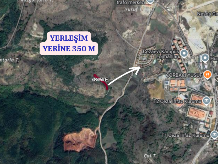 KOCAELİ KANDIRA KOCAKAYMAZ  KÖYÜNDE 2.250 M²  TARLA  SATILIKTIR - KOCAELİ KANDIRA fotoğraf 4
