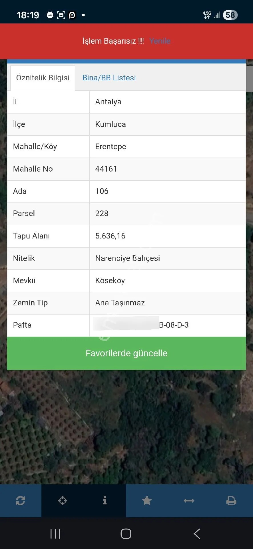 Erentepe Mahallesi Satılık Bahçe - ANTALYA KUMLUCA fotoğraf 3