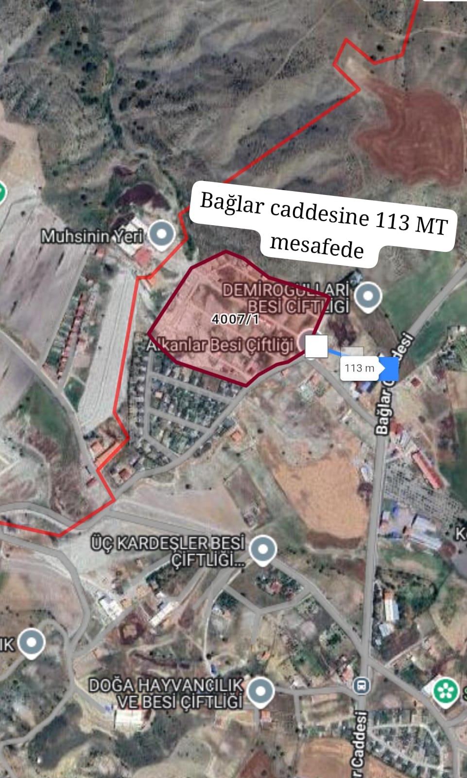 ANKARA KEÇİÖREN BAĞLUM 500 m² TARLAMIZ SATILIKTIR. - ANKARA KEÇİÖREN fotoğraf 3